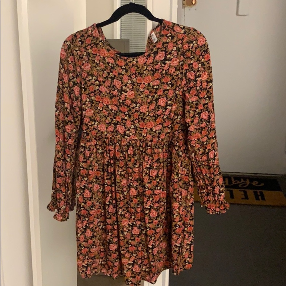 BP Print Long Sleeve dress